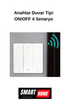 Anahtar Duvar Tipi ON/OFF 4 Senaryo