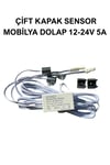 ÇİFT KAPAK SENSOR MOBİLYA DOLAP 12-24V 5A