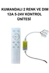 KUMANDALI 2 RENK VE DIM KONTROL ÜNİTESİ