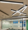Led Sarkıt Linear Aydınlatma 100 Cm Naturel Işık (4000 K) 5x8cm Aluminyum Siyah Kasa