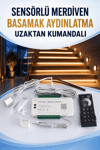 Sensörlü Merdiven Basamak Aydınlatma Kontrol ünitesi