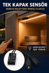 TEK KAPAK SENSOR MOBİLYA DOLAP YÜZEY MONTAJ 12-24V 6A