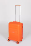 Travel Polo 2'li Valiz Seti (Küçük Orta) Kırılmaz Oranj Turuncu 1017
