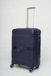 Travel Polo 2'li Valiz Seti (Küçük Orta) Kırılmaz Lacivert 1015