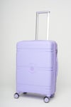Travel Polo 2'li Valiz Seti (Küçük Orta) Kırılmaz Lila 1015