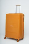 Travel Polo 2'li Valiz Seti (Orta Büyük) Kırılmaz Turuncu 1017