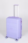 Travel Polo 2'li Valiz Seti (Orta Büyük) Kırılmaz Lila 1017