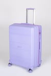 Travel Polo 2'li Valiz Seti (Orta Büyük) Kırılmaz Lila 1017