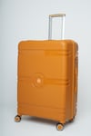 Travel Polo 2'li Valiz Seti (Orta Büyük) Kırılmaz Turuncu 1015
