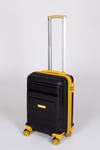 Travel Polo 3'lü Valiz Seti Kırılmaz Siyah Sarı 1017