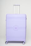 Travel Polo Büyük Boy Kırılmaz Valiz Lila 1015