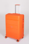 Travel Polo Büyük Boy Kırılmaz Valiz Oranj Turuncu 1017