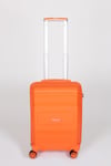 Travel Polo Küçük Boy Kırılmaz Valiz Oranj Turuncu 1017