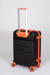 Travel Polo Orta Boy Kırılmaz Siyah Oranj Turuncu 1017