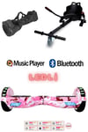 Citymate Elektrikli Kaykay Akıllı Denge Hoverboard + HoverKart + Çanta FULL LEDLİ EXTREM PAKET D05