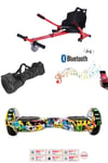 Citymate Elektrikli Kaykay Akıllı Denge Hoverboard + HoverKart + Çanta FULL LEDLİ EXTREM PAKET D01