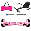 Citymate Elektrikli Kaykay Hoverboard Akıllı Denge 6.5 Inch + HoverKart + Çanta EXTREM PAKET D05 Pembe