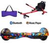 Citymate Elektrikli Kaykay Hoverboard Akıllı Denge 6.5 Inch + HoverKart + Çanta EXTREM PAKET D26 Mor