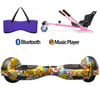 Citymate Elektrikli Kaykay Hoverboard Akıllı Denge 6.5 Inch + HoverKart + Çanta EXTREM PAKET D025 Mor