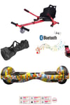 Citymate Elektrikli Kaykay Hoverboard Akıllı Denge 6.5 Inch + HoverKart + Çanta EXTREM PAKET D25