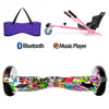 Citymate Elektrikli Kaykay Hoverboard Akıllı Denge 6.5 Inch + HoverKart + Çanta EXTREM PAKET D004 Mor