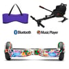 Citymate Elektrikli Kaykay Hoverboard Akıllı Denge 6.5 Inch + HoverKart + Çanta EXTREM PAKET D19 Mor
