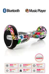 Citymate Elektrikli Kaykay Hoverboard Akıllı Denge 6.5 Inch + HoverKart + Çanta EXTREM PAKET D04 Fuşya
