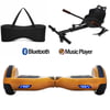 Citymate Elektrikli Kaykay Hoverboard Akıllı Denge 6.5 Inch + HoverKart + Çanta EXTREM PAKET83 Gold
