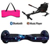Citymate Elektrikli Kaykay Hoverboard Akıllı Denge 6.5 Inch + HoverKart + Çanta EXTREM PAKET D12 Pembe