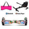 Citymate Elektrikli Kaykay Hoverboard Akıllı Denge 6.5 Inch + HoverKart + Çanta EXTREM PAKET D19 Pembe