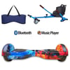 Citymate Elektrikli Kaykay Hoverboard Akıllı Denge 6.5 Inch + HoverKart + Çanta EXTREM PAKET D10 Mavi