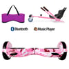 Citymate Elektrikli Kaykay Hoverboard Akıllı Denge 6.5 Inch + HoverKart + Çanta EXTREM PAKET D05 Fuşya