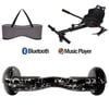 Citymate Elektrikli Kaykay Hoverboard Akıllı Denge 6.5 Inch + HoverKart + Çanta EXTREM PAKET D02 Gri