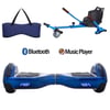Citymate Elektrikli Kaykay Hoverboard Akıllı Denge 6.5 Inch + HoverKart + Çanta EXTREM PAKET82 Mavi