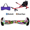 Citymate Elektrikli Kaykay Hoverboard Akıllı Denge 6.5 Inch + HoverKart + Çanta EXTREM PAKET D04 Mor