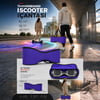 Citymate Elektrikli Kaykay Hoverboard Akıllı Denge 6.5 Inch + HoverKart + Çanta EXTREM PAKET D25 Mor