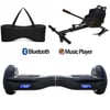 Citymate Elektrikli Kaykay Hoverboard Akıllı Denge 6.5 Inch + HoverKart + Çanta EXTREM PAKET Siyah