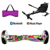 Citymate Elektrikli Kaykay Hoverboard Akıllı Denge 6.5 Inch + HoverKart + Çanta EXTREM PAKET D04 Fuşya