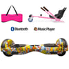 Citymate Elektrikli Kaykay Hoverboard Akıllı Denge 6.5 Inch + HoverKart + Çanta EXTREM PAKET D25 Pembe