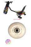 Drift Car Arka Tekerlek Drift Car Silikon Işıklı Tekerlek Tüm Driftlere Uyumlu Drift Tekerleği