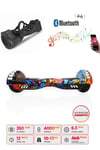 Elektrikli Kaykay Full Ledli Hoverboard Bluetooth Hoparlörlü 6.5 Inch Çanta Hediyeli D26