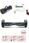 Elektrikli Kaykay Full Ledli Hoverboard Bluetooth Hoparlörlü 6.5 Inch D18
