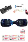 Elektrikli Kaykay Full Ledli Hoverboard Bluetooth Hoparlörlü 6.5 Inch Çanta Hediyeli D12