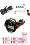 Elektrikli Kaykay Full Ledli Hoverboard Bluetooth Hoparlörlü 6.5 Inch Çanta Hediyeli D08