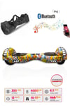 Elektrikli Kaykay Full Ledli Hoverboard Bluetooth Hoparlörlü 6.5 Inch Çanta Hediyeli D25