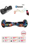 Elektrikli Kaykay Full Ledli Hoverboard Bluetooth Hoparlörlü 6.5 Inch Çanta Hediyeli D11