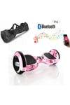 Elektrikli Kaykay Full Ledli Hoverboard Bluetooth Hoparlörlü 6.5 Inch D05