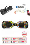 Elektrikli Kaykay Full Ledli Hoverboard Bluetooth Hoparlörlü 6.5 Inch Çanta Hediyeli D22