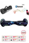 Elektrikli Kaykay Full Ledli Hoverboard Bluetooth Hoparlörlü 6.5 Inch Çanta Hediyeli D12
