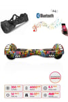 Elektrikli Kaykay Full Ledli Hoverboard Bluetooth Hoparlörlü 6.5 Inch Çanta Hediyeli D22